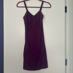 Gorgeous purple vintage XS/XXS slip (dress) EUC